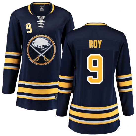Women's Buffalo Sabres #9 Derek Roy Fanatics Branded Navy Blue Home Breakaway NHL Jersey Women's Buffalo Sabres #9 Derek Roy Fanatics Branded Navy Blue Home Breakaway NHL Jersey
