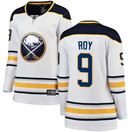 Women's Buffalo Sabres #9 Derek Roy Fanatics Branded White Away Breakaway NHL Jersey Women's Buffalo Sabres #9 Derek Roy Fanatics Branded White Away Breakaway NHL Jersey