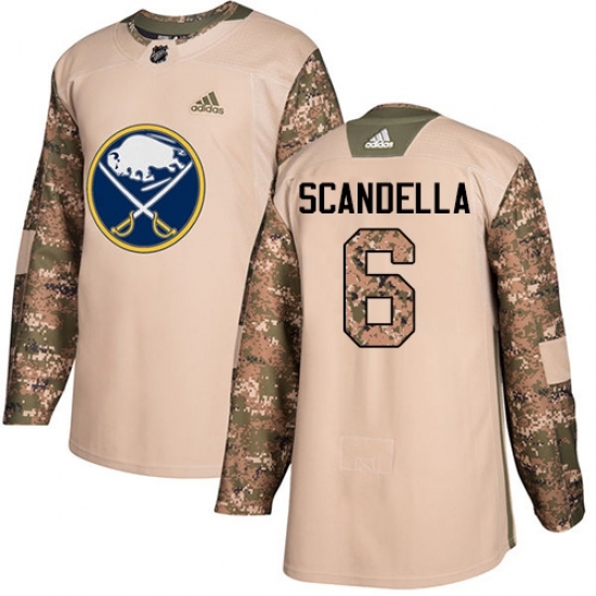 Men's Adidas Buffalo Sabres #6 Marco Scandella Authentic Camo Veterans Day Practice NHL Jersey Men's Adidas Buffalo Sabres #6 Marco Scandella Authentic Camo Veterans Day Practice NHL Jersey
