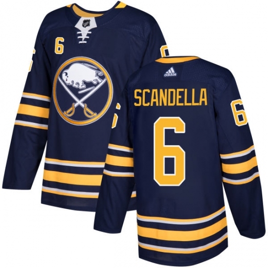 Men's Adidas Buffalo Sabres #6 Marco Scandella Authentic Navy Blue Home NHL Jersey Men's Adidas Buffalo Sabres #6 Marco Scandella Authentic Navy Blue Home NHL Jersey