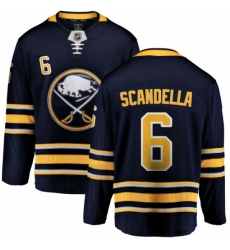 Men's Buffalo Sabres #6 Marco Scandella Fanatics Branded Navy Blue Home Breakaway NHL Jersey Men's Buffalo Sabres #6 Marco Scandella Fanatics Branded Navy Blue Home Breakaway NHL Jersey