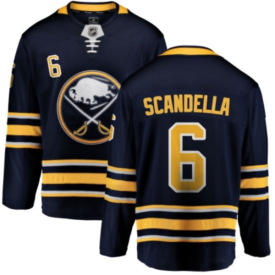 Youth Buffalo Sabres #6 Marco Scandella Fanatics Branded Navy Blue Home Breakaway NHL Jersey Youth Buffalo Sabres #6 Marco Scandella Fanatics Branded Navy Blue Home Breakaway NHL Jersey