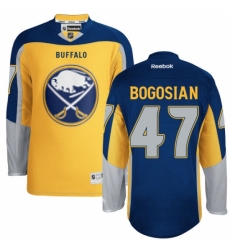 Women's Reebok Buffalo Sabres #47 Zach Bogosian Authentic Gold Third NHL Jersey