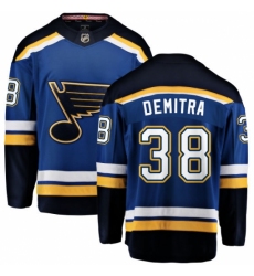 Men's St. Louis Blues #38 Pavol Demitra Fanatics Branded Royal Blue Home Breakaway NHL Jersey