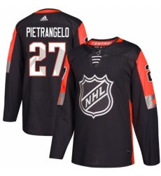 Men's Adidas St. Louis Blues #27 Alex Pietrangelo Authentic Black 2018 All-Star Central Division NHL Jersey