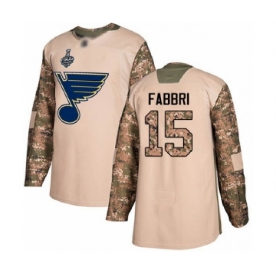 Youth St. Louis Blues #15 Robby Fabbri Authentic Camo Veterans Day Practice 2019 Stanley Cup Final Bound Hockey Jersey Youth St. Louis Blues #15 Robby Fabbri Authentic Camo Veterans Day Practice 2019 Stanley Cup Final Bound Hockey Jersey