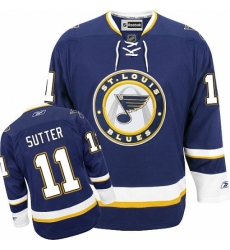 Women's Reebok St. Louis Blues #11 Brian Sutter Authentic Navy Blue Third NHL Jersey Women's Reebok St. Louis Blues #11 Brian Sutter Authentic Navy Blue Third NHL Jersey