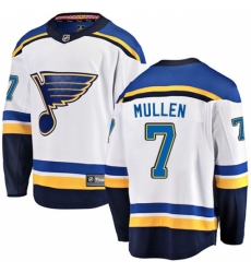 Men's St. Louis Blues #7 Joe Mullen Fanatics Branded White Away Breakaway NHL Jersey Men's St. Louis Blues #7 Joe Mullen Fanatics Branded White Away Breakaway NHL Jersey