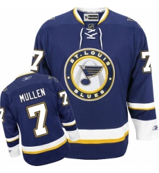 Women's Reebok St. Louis Blues #7 Joe Mullen Authentic Navy Blue Third NHL Jersey Women's Reebok St. Louis Blues #7 Joe Mullen Authentic Navy Blue Third NHL Jersey