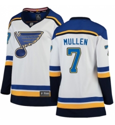 Women's St. Louis Blues #7 Joe Mullen Fanatics Branded White Away Breakaway NHL Jersey Women's St. Louis Blues #7 Joe Mullen Fanatics Branded White Away Breakaway NHL Jersey