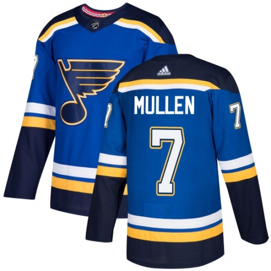 Youth Adidas St. Louis Blues #7 Joe Mullen Authentic Royal Blue Home NHL Jersey Youth Adidas St. Louis Blues #7 Joe Mullen Authentic Royal Blue Home NHL Jersey