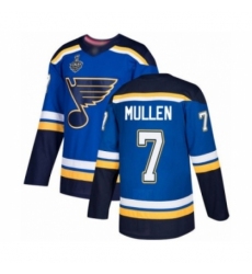 Youth St. Louis Blues #7 Joe Mullen Authentic Royal Blue Home 2019 Stanley Cup Final Bound Hockey Jersey Youth St. Louis Blues #7 Joe Mullen Authentic Royal Blue Home 2019 Stanley Cup Final Bound Hockey Jersey