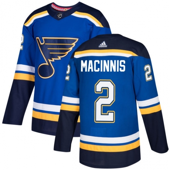 Youth Adidas St. Louis Blues #2 Al Macinnis Authentic Royal Blue Home NHL Jersey Youth Adidas St. Louis Blues #2 Al Macinnis Authentic Royal Blue Home NHL Jersey