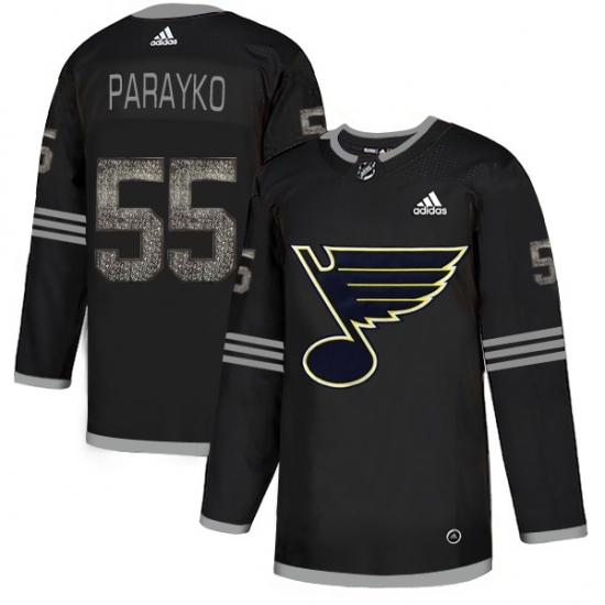 Men's Adidas St. Louis Blues #55 Colton Parayko Black Authentic Classic Stitched NHL Jersey Men's Adidas St. Louis Blues #55 Colton Parayko Black Authentic Classic Stitched NHL Jersey