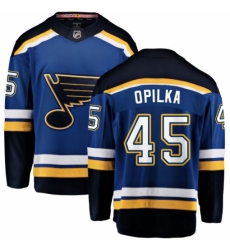 Youth St. Louis Blues #45 Luke Opilka Fanatics Branded Royal Blue Home Breakaway NHL Jersey Youth St. Louis Blues #45 Luke Opilka Fanatics Branded Royal Blue Home Breakaway NHL Jersey