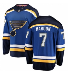 Men's St. Louis Blues #7 Patrick Maroon Fanatics Branded Royal Blue Home Breakaway NHL Jersey