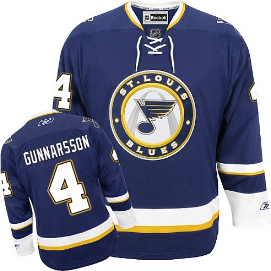 Youth Reebok St. Louis Blues #4 Carl Gunnarsson Authentic Navy Blue Third NHL Jersey Youth Reebok St. Louis Blues #4 Carl Gunnarsson Authentic Navy Blue Third NHL Jersey