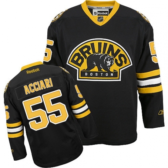 Women's Reebok Boston Bruins #55 Noel Acciari Premier Black Third NHL Jersey Women's Reebok Boston Bruins #55 Noel Acciari Premier Black Third NHL Jersey
