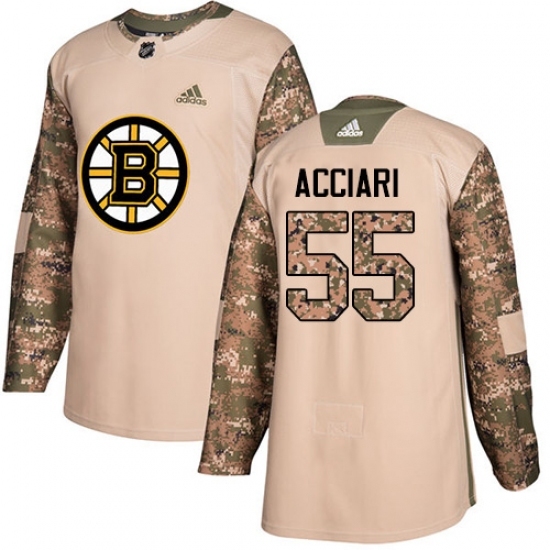 Youth Adidas Boston Bruins #55 Noel Acciari Authentic Camo Veterans Day Practice NHL Jersey Youth Adidas Boston Bruins #55 Noel Acciari Authentic Camo Veterans Day Practice NHL Jersey