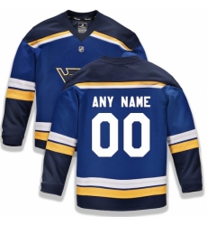 Youth St. Louis Blues Fanatics Branded Blue Home Replica Custom Jersey