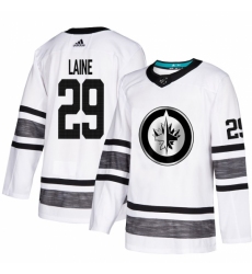 Men's Adidas Winnipeg Jets #29 Patrik Laine White 2019 All-Star Game Parley Authentic Stitched NHL Jersey