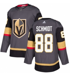 Men's Adidas Vegas Golden Knights #88 Nate Schmidt Authentic Gray Home NHL Jersey