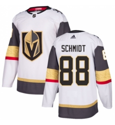 Men's Adidas Vegas Golden Knights #88 Nate Schmidt Authentic White Away NHL Jersey