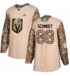Youth Adidas Vegas Golden Knights #88 Nate Schmidt Authentic Camo Veterans Day Practice NHL Jersey