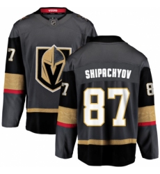 Men's Vegas Golden Knights #87 Vadim Shipachyov Authentic Black Home Fanatics Branded Breakaway NHL Jersey