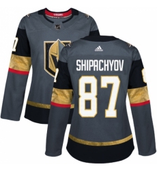 Women's Adidas Vegas Golden Knights #87 Vadim Shipachyov Authentic Gray Home NHL Jersey