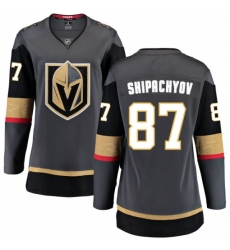 Women's Vegas Golden Knights #87 Vadim Shipachyov Authentic Black Home Fanatics Branded Breakaway NHL Jersey