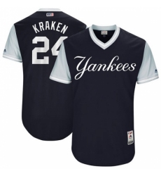 Men's Majestic New York Yankees #24 Gary Sanchez 
