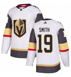 Men's Adidas Vegas Golden Knights #19 Reilly Smith Authentic White Away NHL Jersey
