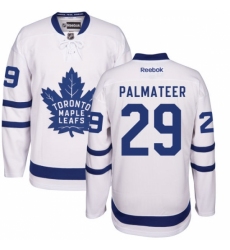Women's Reebok Toronto Maple Leafs #29 Mike Palmateer Authentic White Away NHL Jersey