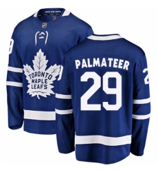 Youth Toronto Maple Leafs #29 Mike Palmateer Fanatics Branded Royal Blue Home Breakaway NHL Jersey
