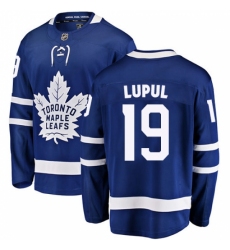 Men's Toronto Maple Leafs #19 Joffrey Lupul Fanatics Branded Royal Blue Home Breakaway NHL Jersey