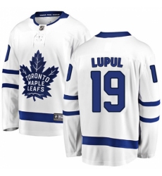 Youth Toronto Maple Leafs #19 Joffrey Lupul Fanatics Branded White Away Breakaway NHL Jersey