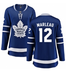 Women's Toronto Maple Leafs #12 Patrick Marleau Fanatics Branded Royal Blue Home Breakaway NHL Jersey