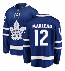 Youth Toronto Maple Leafs #12 Patrick Marleau Fanatics Branded Royal Blue Home Breakaway NHL Jersey