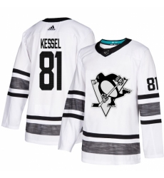 Men's Adidas Pittsburgh Penguins #81 Phil Kessel White 2019 All-Star Game Parley Authentic Stitched NHL Jersey