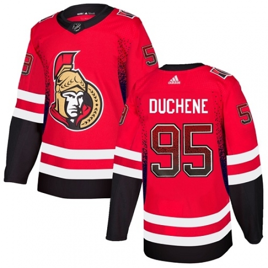 Men's Adidas Ottawa Senators #95 Matt Duchene Authentic Red Drift Fashion NHL Jersey Men's Adidas Ottawa Senators #95 Matt Duchene Authentic Red Drift Fashion NHL Jersey