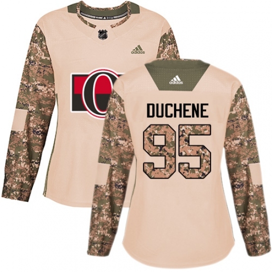 Women's Adidas Ottawa Senators #95 Matt Duchene Authentic Camo Veterans Day Practice NHL Jersey Women's Adidas Ottawa Senators #95 Matt Duchene Authentic Camo Veterans Day Practice NHL Jersey