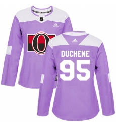 Women's Adidas Ottawa Senators #95 Matt Duchene Authentic Purple Fights Cancer Practice NHL Jersey Women's Adidas Ottawa Senators #95 Matt Duchene Authentic Purple Fights Cancer Practice NHL Jersey