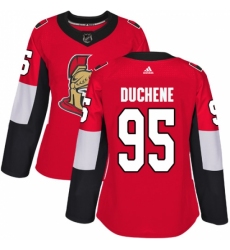 Women's Adidas Ottawa Senators #95 Matt Duchene Authentic Red Home NHL Jersey Women's Adidas Ottawa Senators #95 Matt Duchene Authentic Red Home NHL Jersey