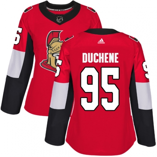 Women's Adidas Ottawa Senators #95 Matt Duchene Authentic Red Home NHL Jersey Women's Adidas Ottawa Senators #95 Matt Duchene Authentic Red Home NHL Jersey