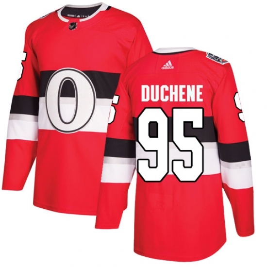 Youth Adidas Ottawa Senators #95 Matt Duchene Authentic Red 2017 100 Classic NHL Jersey Youth Adidas Ottawa Senators #95 Matt Duchene Authentic Red 2017 100 Classic NHL Jersey