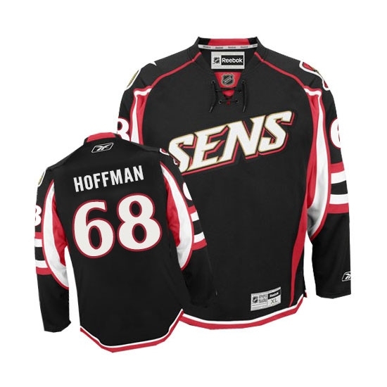 Men's Reebok Ottawa Senators #68 Mike Hoffman Authentic Black Third NHL Jersey Men's Reebok Ottawa Senators #68 Mike Hoffman Authentic Black Third NHL Jersey
