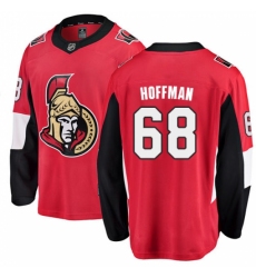 Youth Ottawa Senators #68 Mike Hoffman Fanatics Branded Red Home Breakaway NHL Jersey