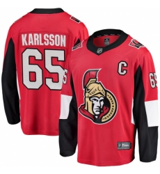 Men's Ottawa Senators #65 Erik Karlsson Fanatics Branded Red Home Breakaway NHL Jersey Men's Ottawa Senators #65 Erik Karlsson Fanatics Branded Red Home Breakaway NHL Jersey