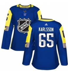 Women's Adidas Ottawa Senators #65 Erik Karlsson Authentic Royal Blue 2018 All-Star Atlantic Division NHL Jersey Women's Adidas Ottawa Senators #65 Erik Karlsson Authentic Royal Blue 2018 All-Star Atlantic Division NHL Jersey